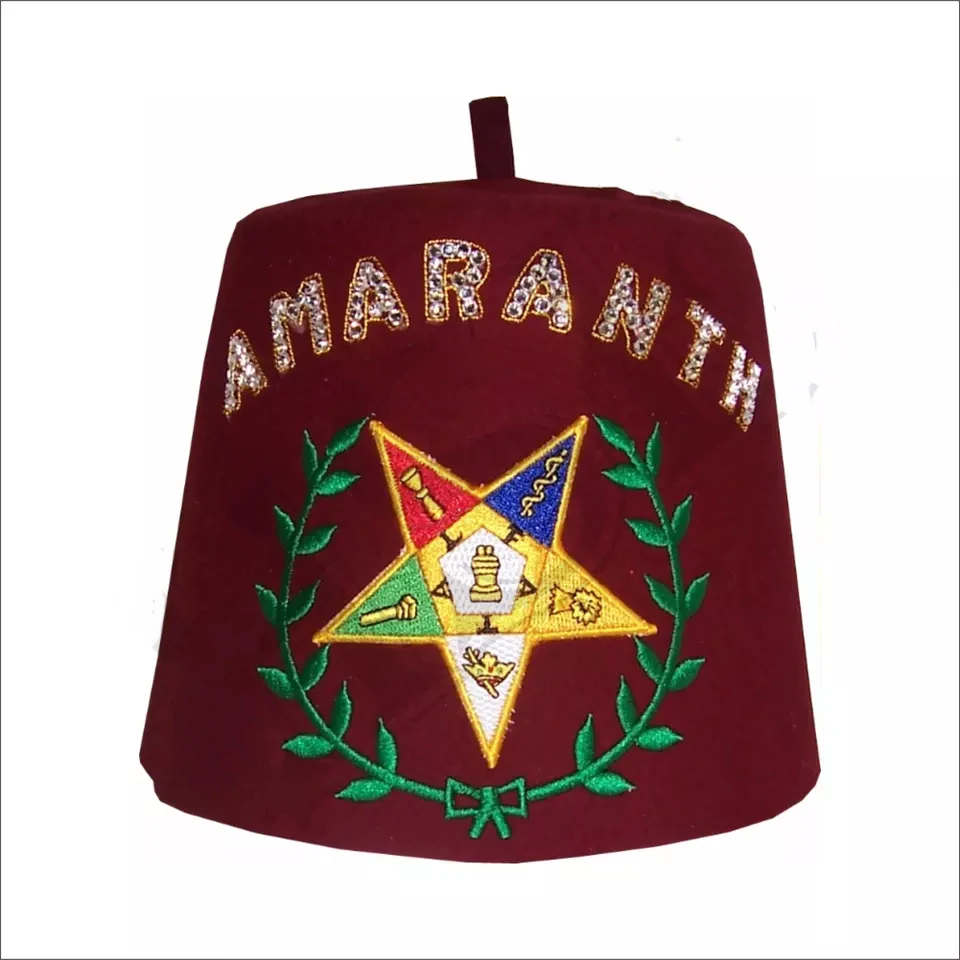 Fez Alee Temple Shriner Fez No Xciii Masonic Regalia Fez