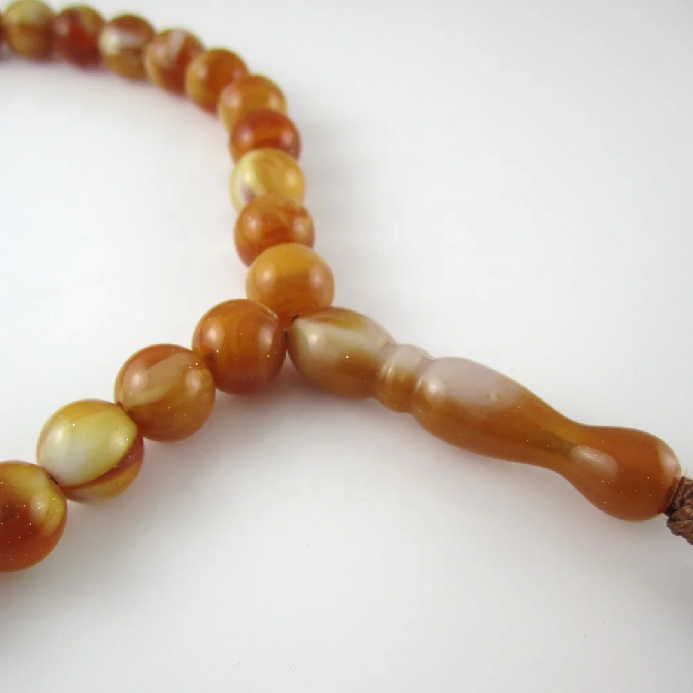 33 Acrylic Prayer Beads Islamic Muslim Musbiha Rosary