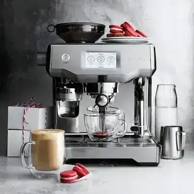 Top Sales Quality  BrevilleS BES880BSS Touch Espressso Machine Brushed Stainless Steel