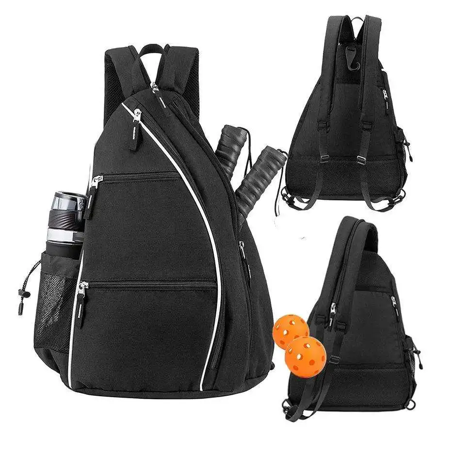 Sports Backpack with Padded Shoulder Strap for Carrying Padel Racquet Tennis Racquet Pickleball Paddles Badminton Racquet