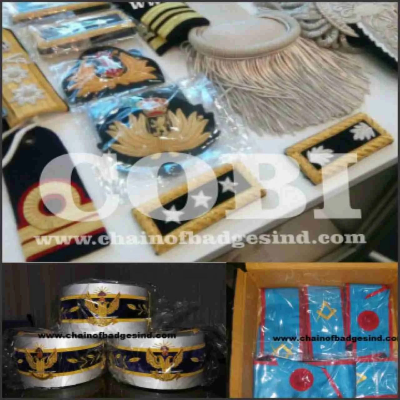 2022 Masonic Regalia Made of Moire Ribbon Hand Made/Machine Made Embroidery Full Custom as Per OEM Demand