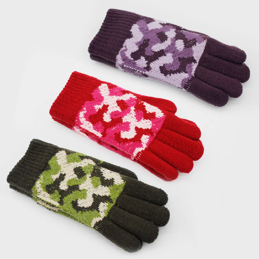 Jacquard Knitted Gloves