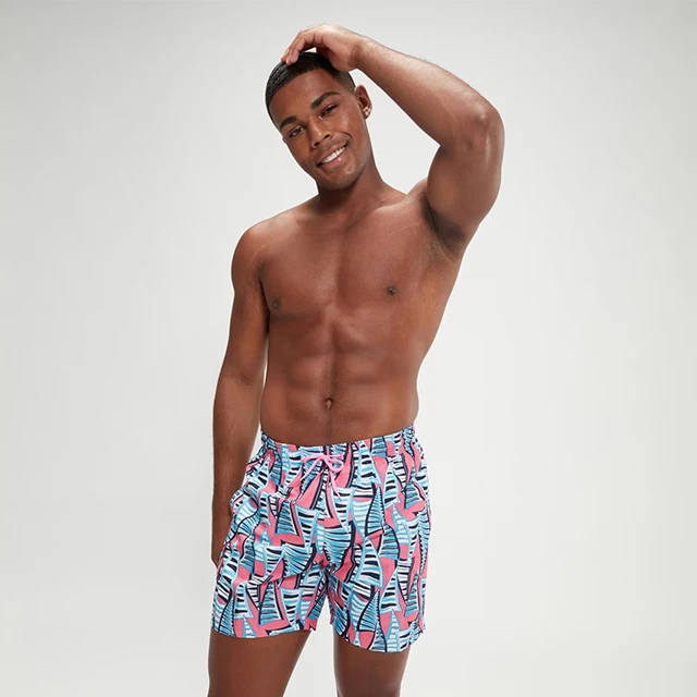 Mens Summer Sports Swimwear swimming short pants men beach surfing  swimming trunks lining sand wear