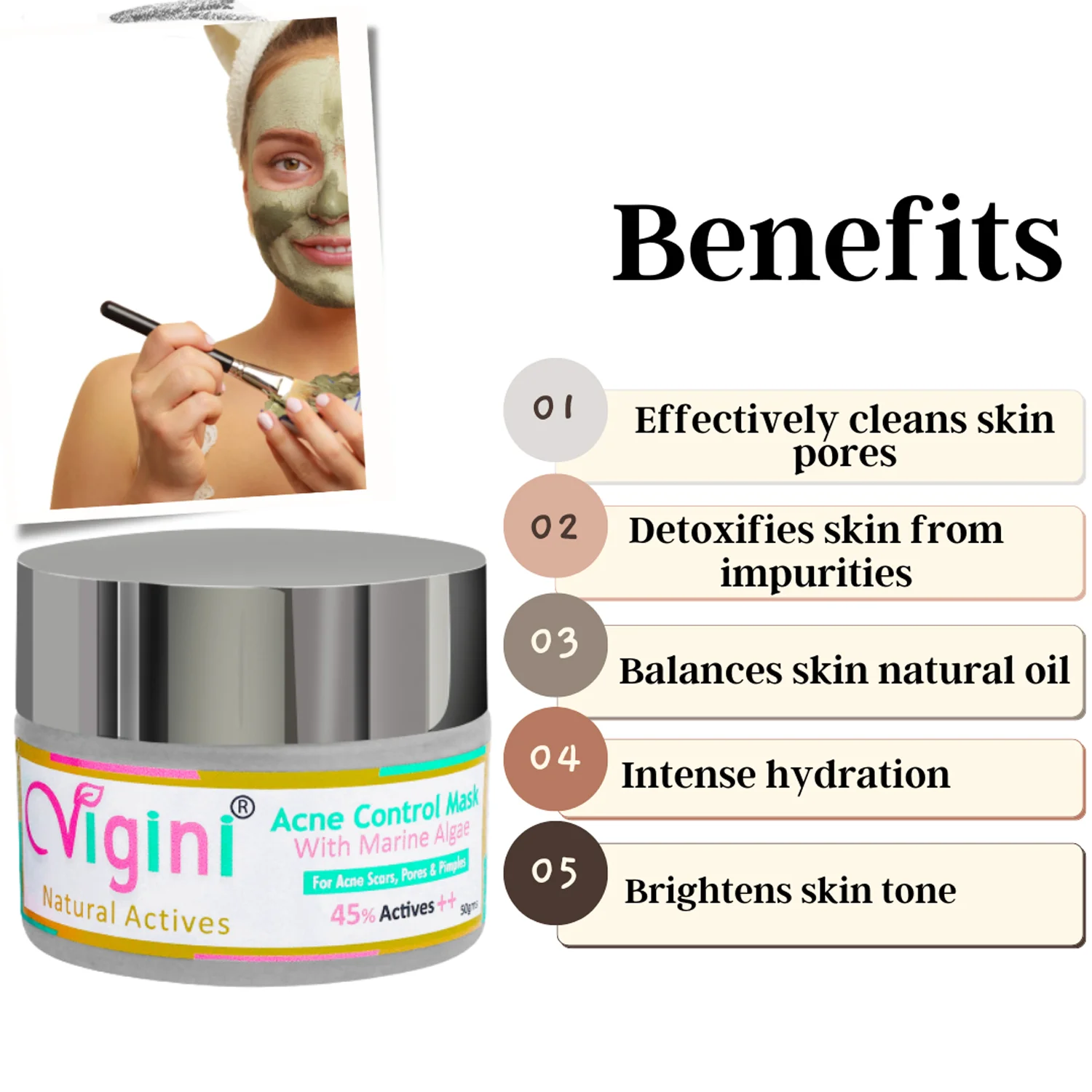 Face Care Accessories Anti Ace Control Face Mask for Remove Dirt and oil and Clean Pores from Indian Exporter and Manufacturer