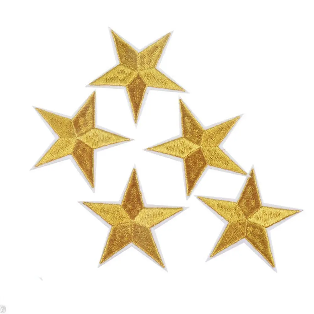 Clothes DIY Badge Embroidery Star Applique Clothing Sew Iron on Patches Iron On Letters for Clothing Embroidery Patches