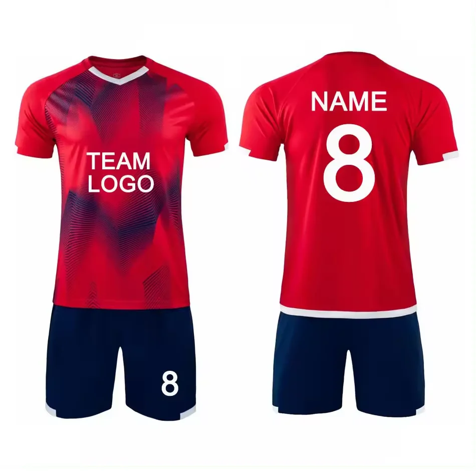 Top Quality Yellow Black Polyester Sportswear Men Soccer Wear Uniforms Custom Football Soccer Jersey Short Sets
