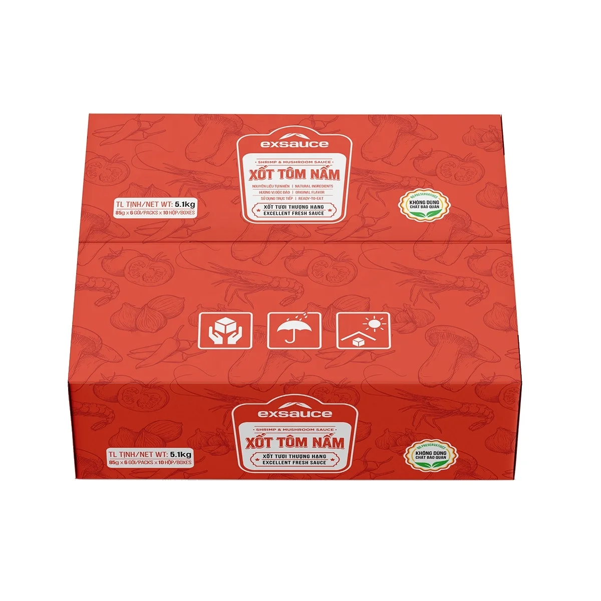 Flavor Seasoning Sauce Instant food  Shrimp &Mushroom sauce Ready-to-eat sauce For Yummy Meal