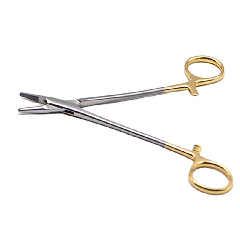 Dental Needle Holder Pliers Head Length German Reusable Stainless Steel Orthodontic Instrument