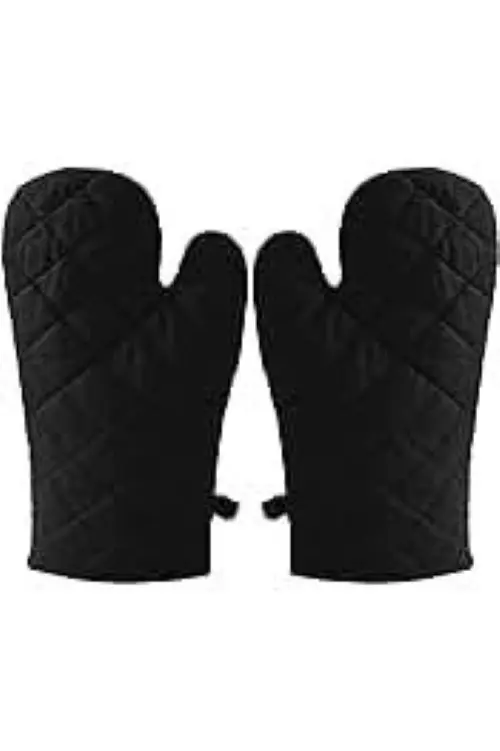 Custom Thick Heat Resistant Cotton Oven Mitt Recycled Promotion Cotton Oven Mitt Sustainable With Logo Print Cotton Oven Glove