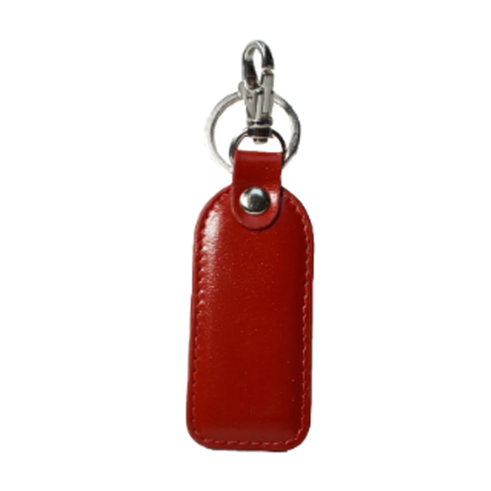 Latest Collection Full Grain Crazy Horse Leather Key Chains with Iron Ring From India