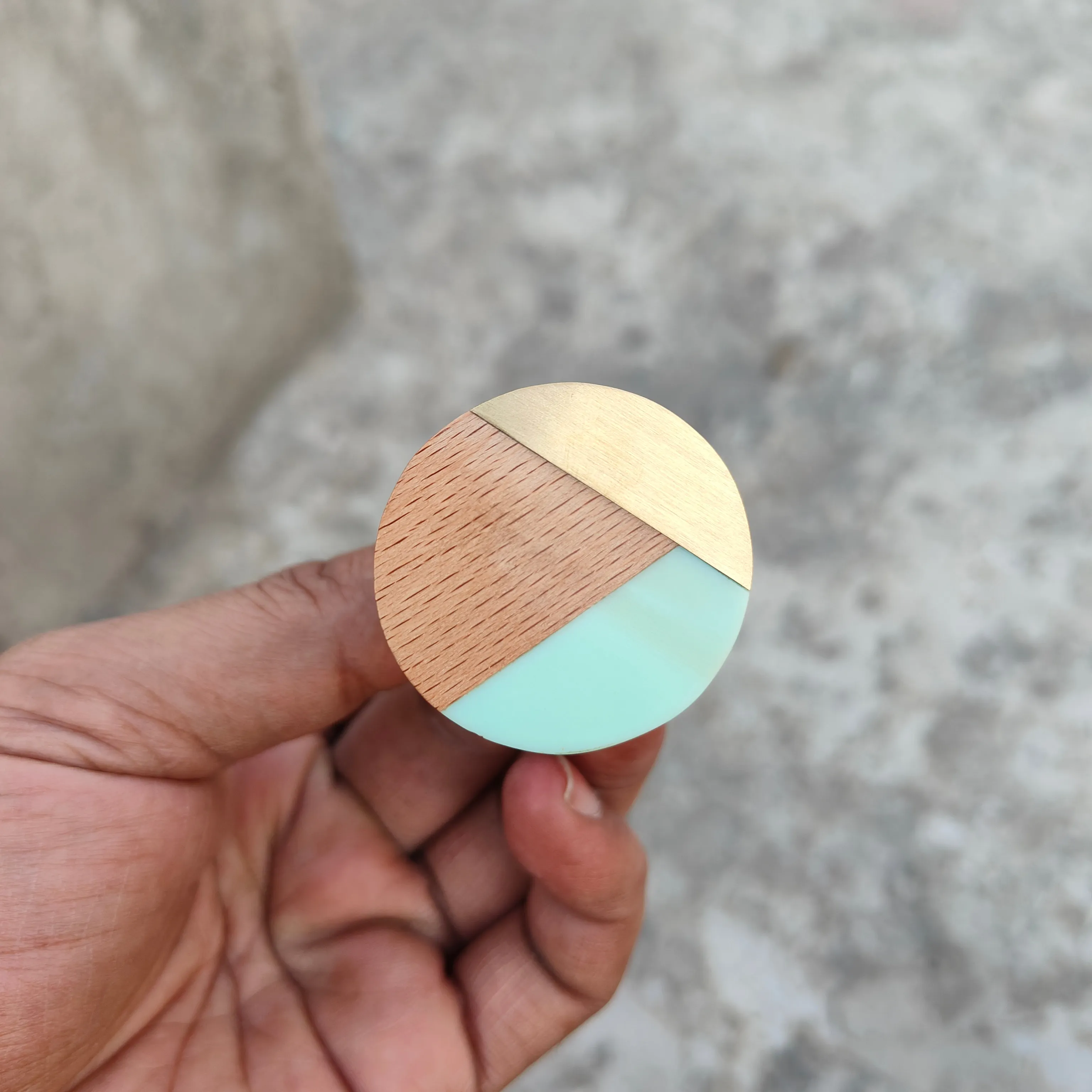 Elegant Multicolored Round Cabinet Knob Multifunction Kitchen & Bedroom Cupboard Handle & Drawer Pull