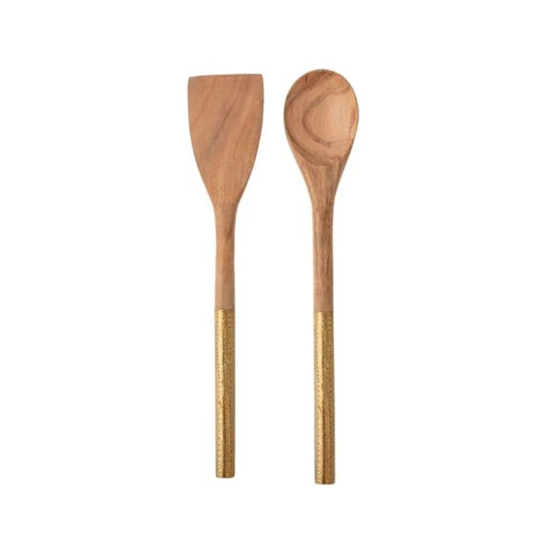 Flatware Set Restaurant Hotel Ware Tableware Solid Wooden Cooking Spoon Cutlery Set At Good Price Kitchenware Accessory