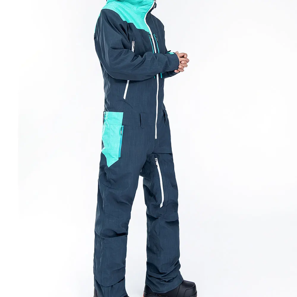 One Piece Snow Suits Adults ski suit Fashionable High Quality Waterproof Breathable One Piece Ski Suits