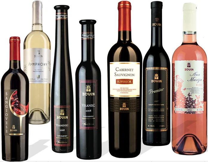 nice sweet red wine made from vranec grape from macedonia 250ml