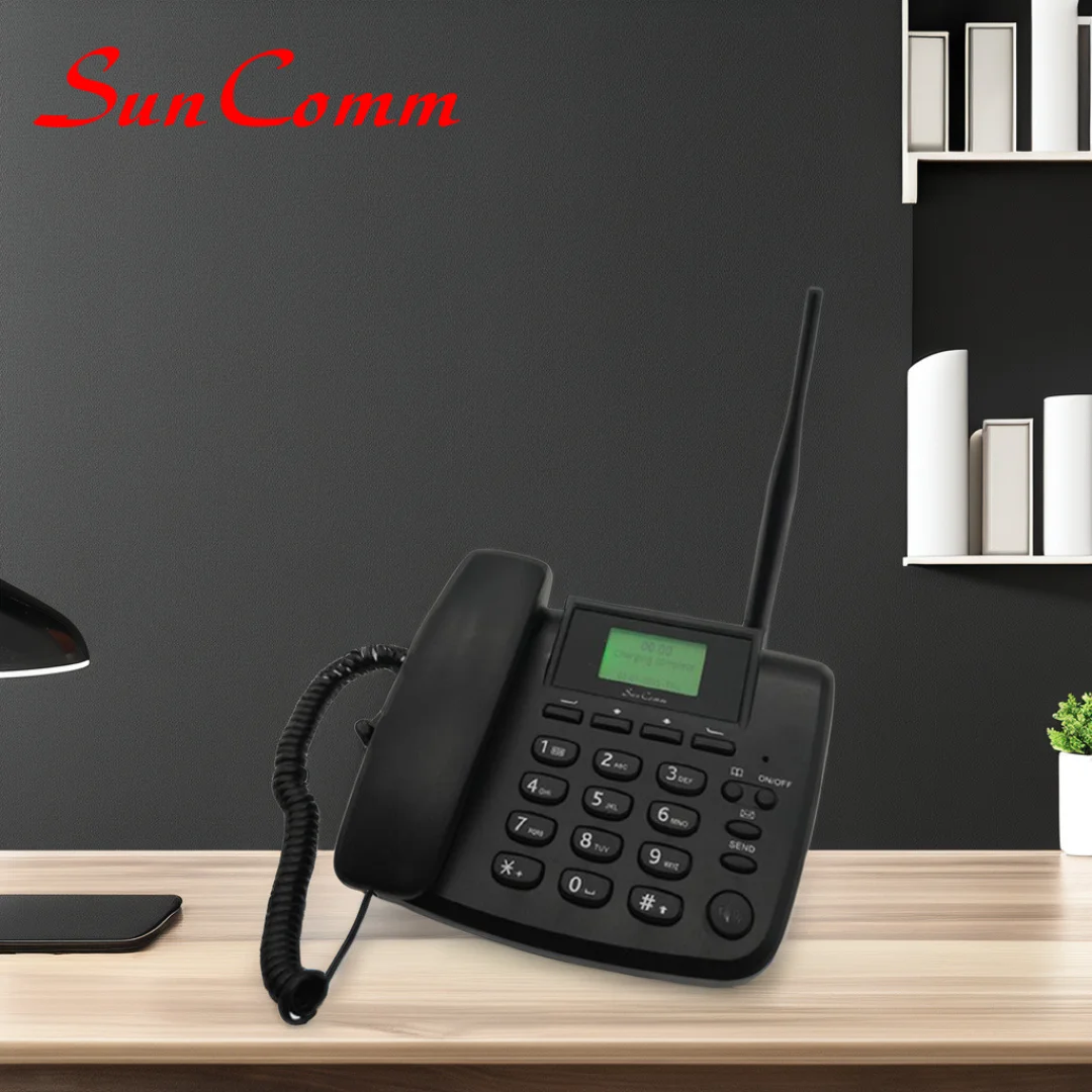 SC-9010-4GP 4G Fixed Wireless Corded Telephone with SIM Slot SMS and Loud Speakerphone