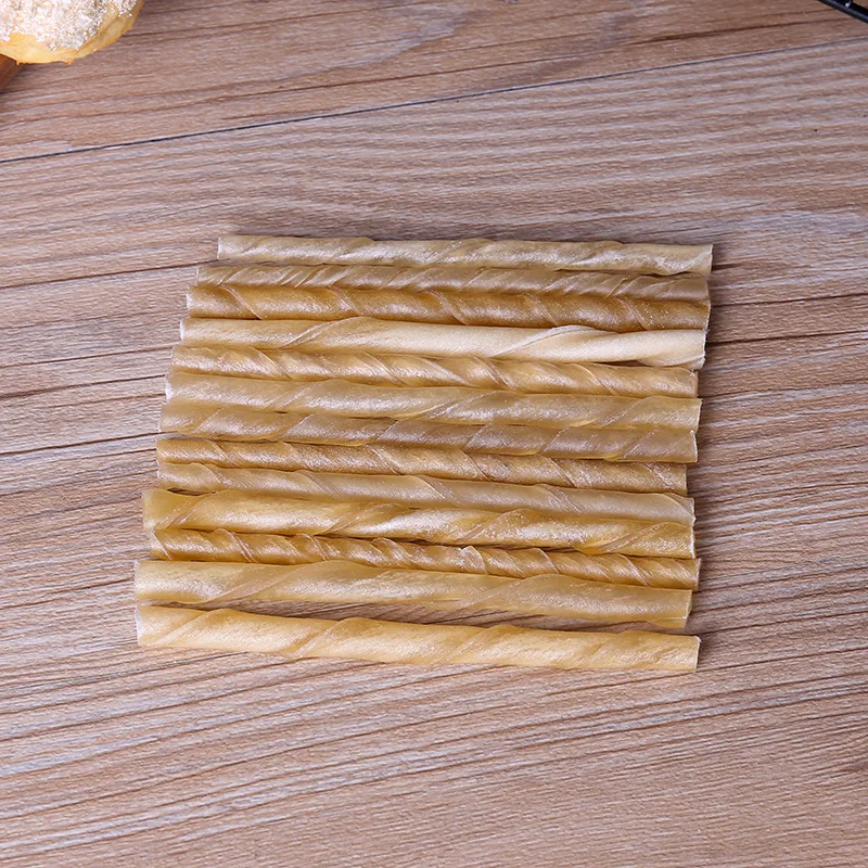 Dog Food Dog Chews Rawhide Twist Stick Bully Sticks Dog Treats Training Snacks US$0. Factory Price Sustainable for Small Animals