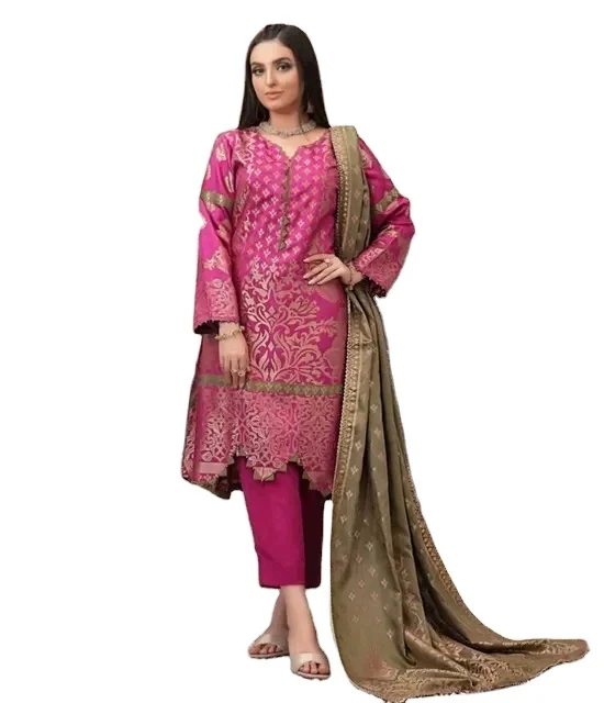 Premium Quality 2022  Wholesale pakistani ladies casual party wear shalwar kameez customized color size best stitching Quality