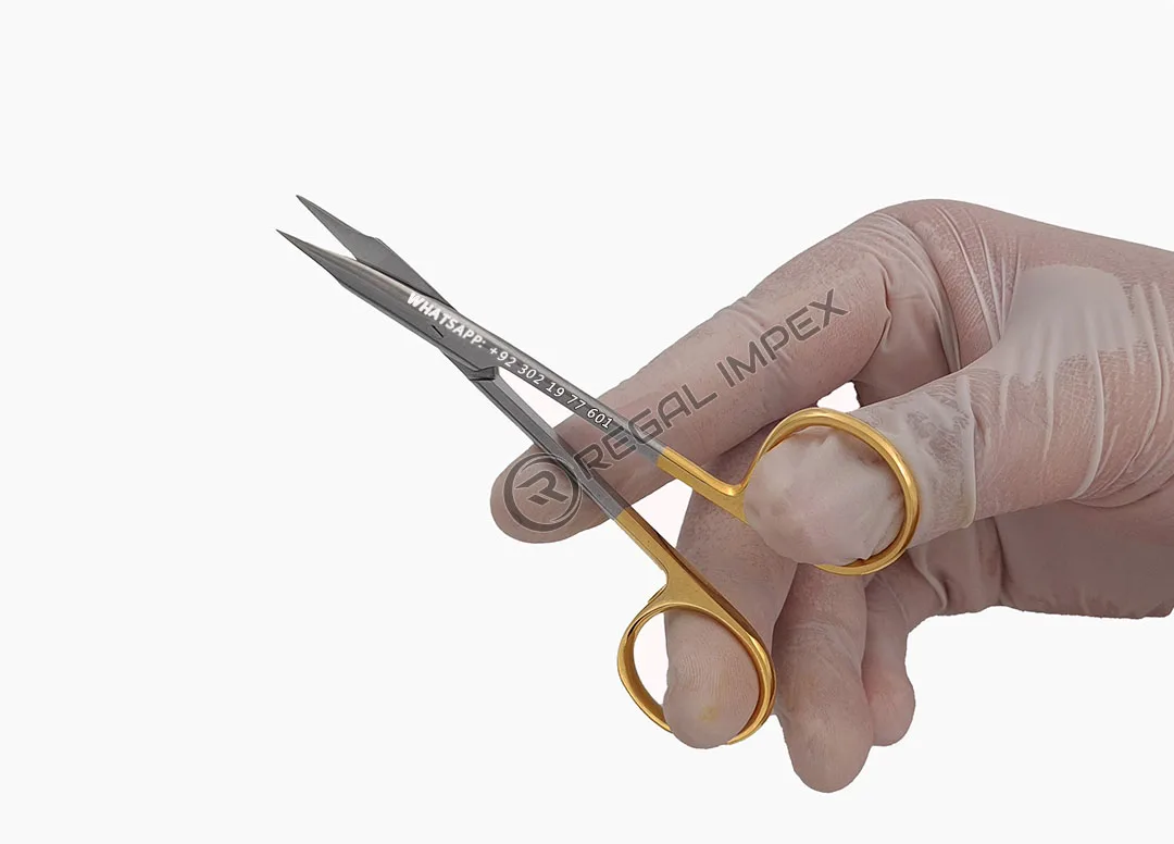 Рейнольдс Jameson ножницы на высоком каблуке 11 см изогнутые с тонкой округлые точек хирургической немецкая нержавеющая сталь OEM брендинг принято