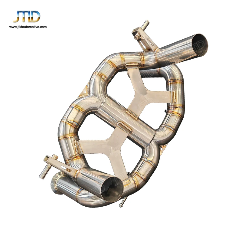 JTLD Factory Direct Sales Stainless Steel Straight Pipe Exhaust System Catback For Lamborghini SVJ