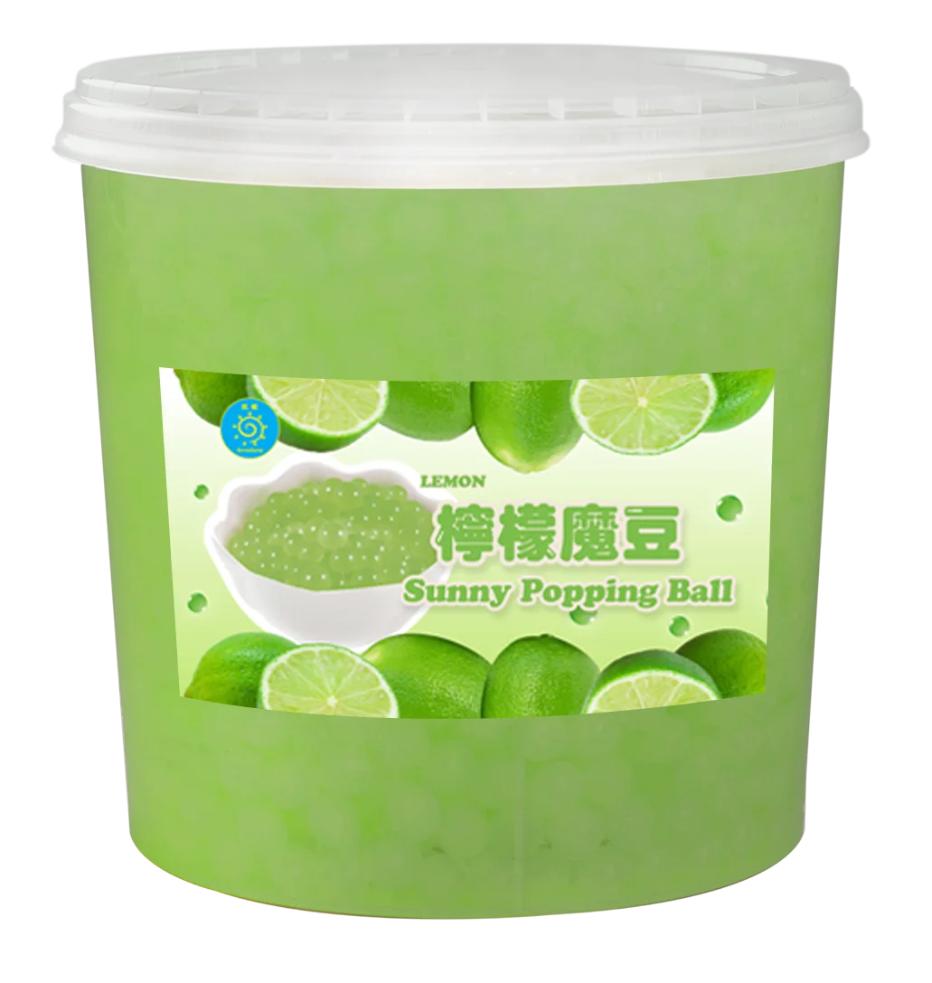 Popping boba Lime coating juice