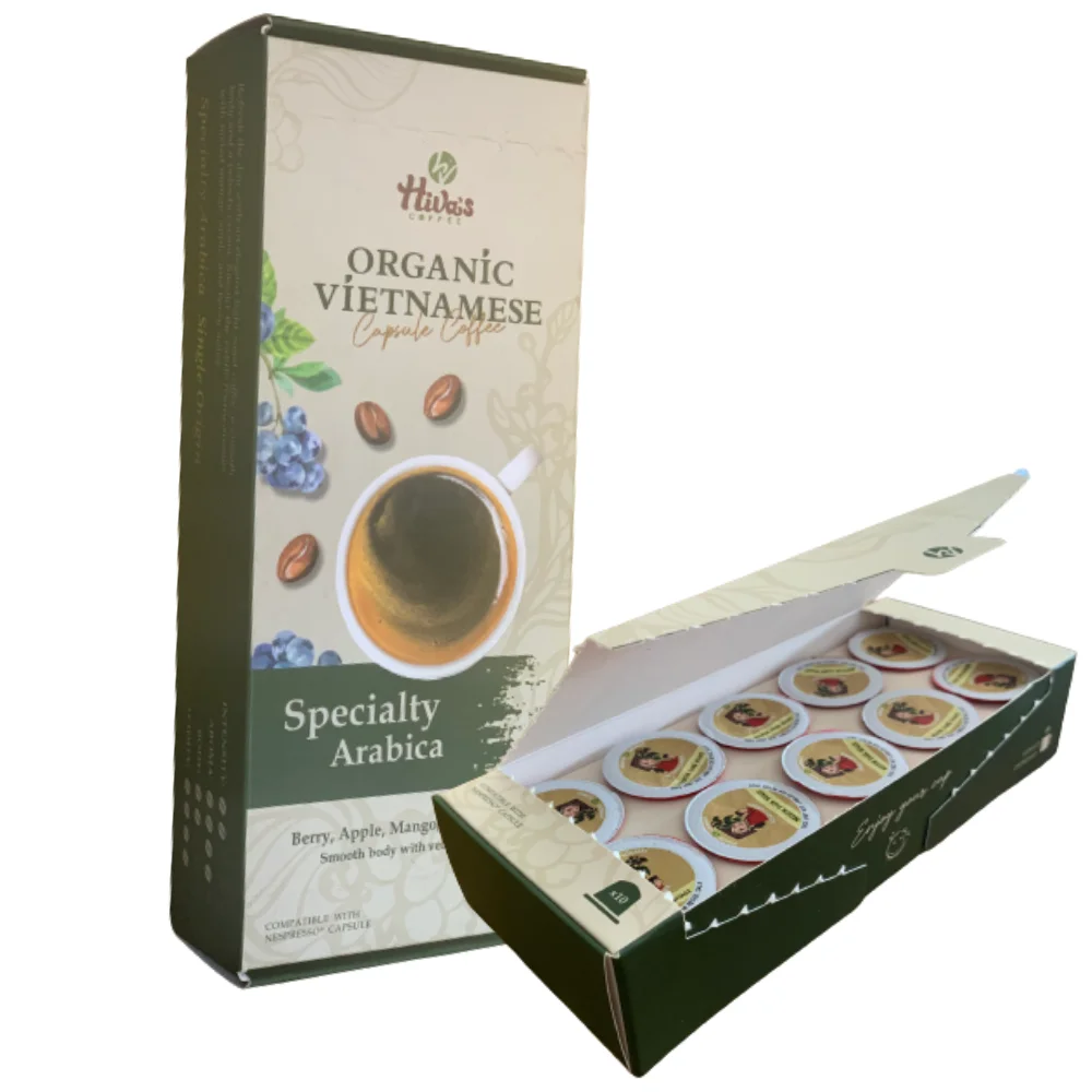 ROBUSTA Viet Nam coffee Wholesale price Capsule compatiple Nespresso Coffee OEM 6gr per cup Good price at the factory Export
