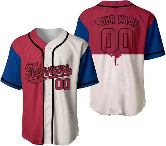 Popular Customizable Baseball Jersey Pullover Custom Logo Wool Baseball Jersey