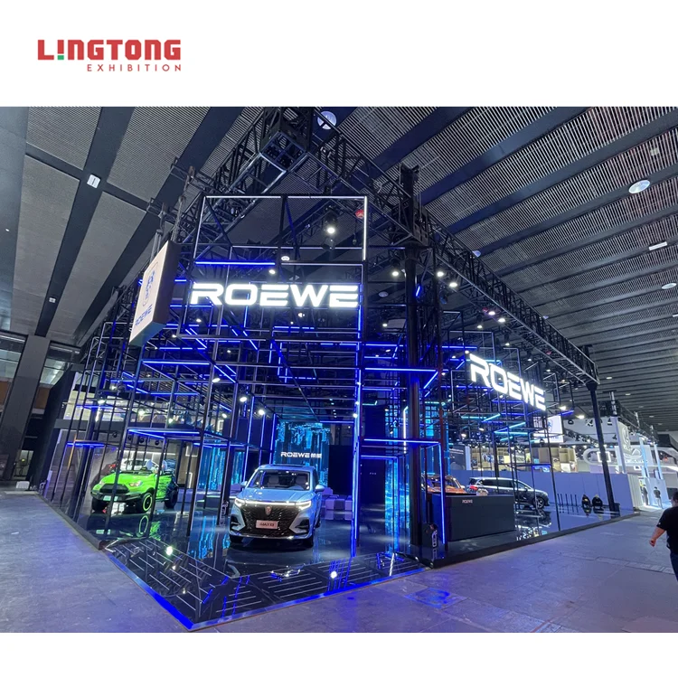 Expo Designs Trade Show Booth Equip Display Exhibition Exhibit Design System Booth For Motor Car Exhibition Show