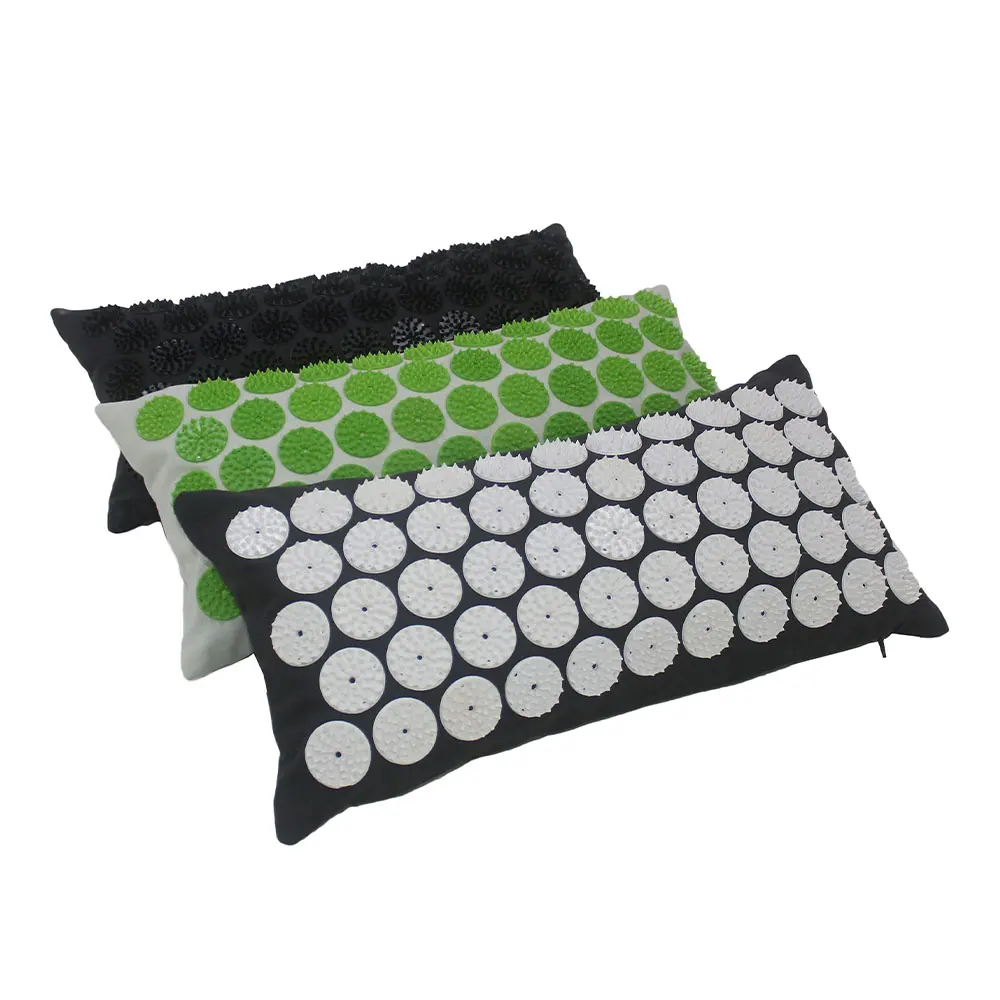 Home Back and Neck Pain Relief Acupressure Neck Pillow (Round Disc) at Reasonable Price