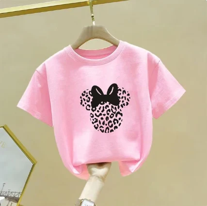 Beautiful Mickey print boy T Shirt boy T shirt cotton T-shirt girls boys Tee shirt for kids