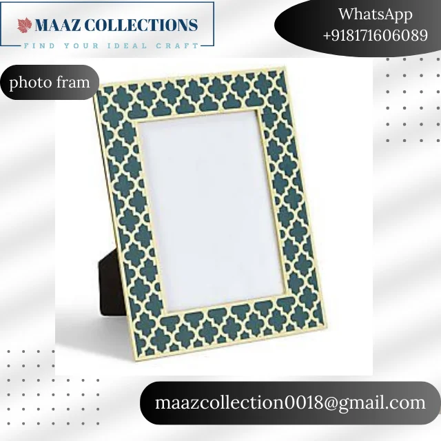 New Bone Inlay Photo Frame Best Quality Of Bone Inlay Product Home Decor And Tableware Items Bone Inlay Photo Frame For Export
