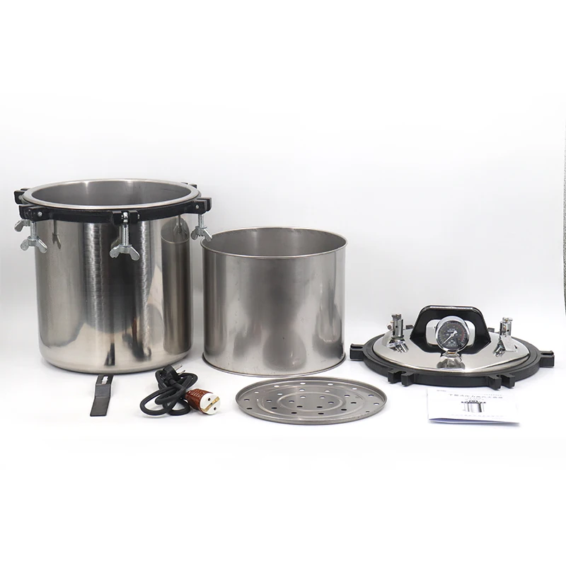 18 24 30 Liters Portable Autoclave Sterilization Machine Laboratory Autoclave Steam Sterilizer Veterinary Instruments Medical