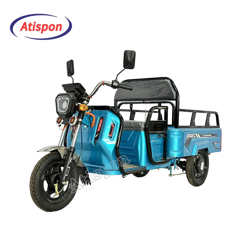 Hot Selling China Factory Electric Cargo Tricycle  Scooter Three Wheel Electric Vending Cart  For Adult