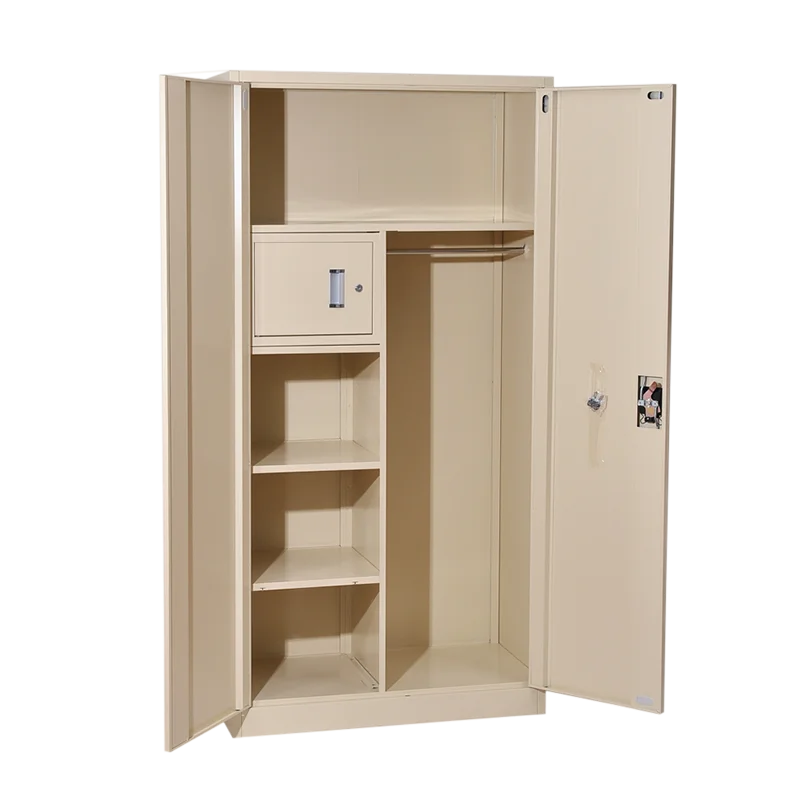 Cheap Steel Cabinet Folding 2 Door Wardrobe  Furniture Modern Design
