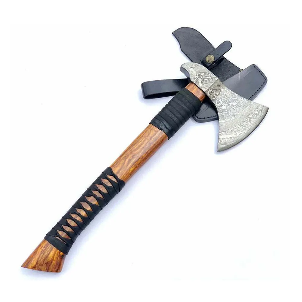 Low Price Custom Handmade Damascus Steel Axe | High Quality Handmade Damascus Steel Axe | hand made Damascus steel axe