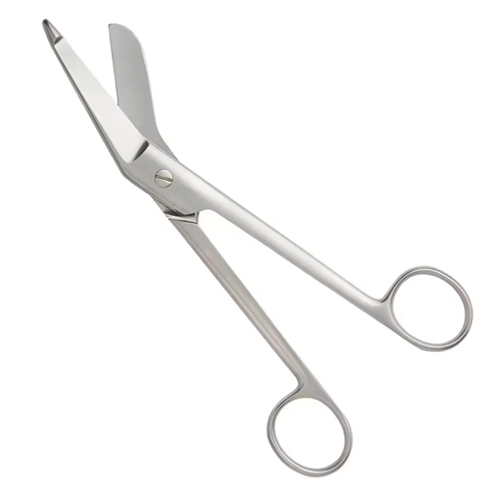 Lister Bandage Scissors Stainless Steel Straight & Curved Medical Shears Lister Trauma Bandage Surgical Scissors 14.5cm
