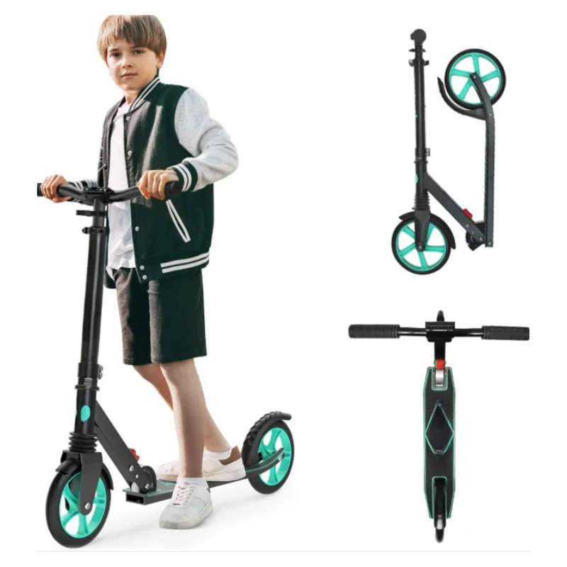 BIGSALE Kick Scooter for Ages 6+,Kid, Teens & Adults. Max Load 240 LBS. Foldable, Lightweight