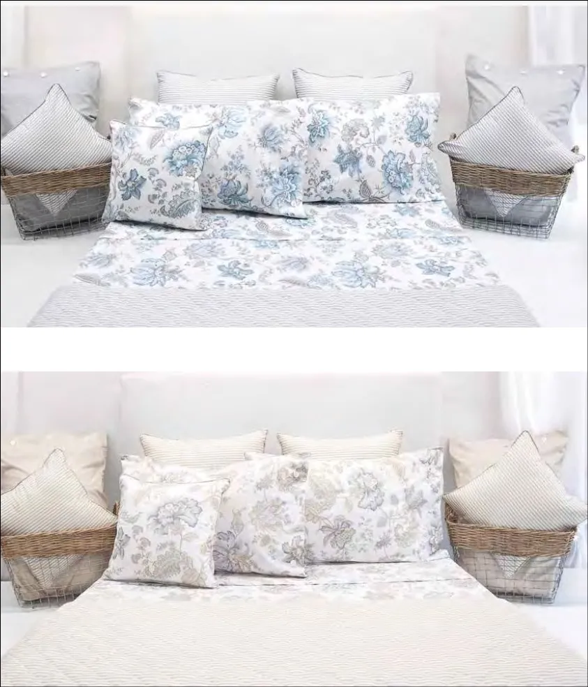 LUMIER High Quality printed cotton Bed Linen Set Handmade Italy  Flat Fitted Wedding-Factory Price Wholesale