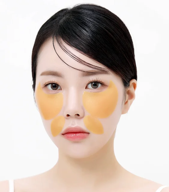 FAU FAU SHINY PUMPKIN VEGAN JELLY PAD EYE PATCH VIGAN Anti-aging moisturizing soothing recovery under eye patch Korea cosmetic