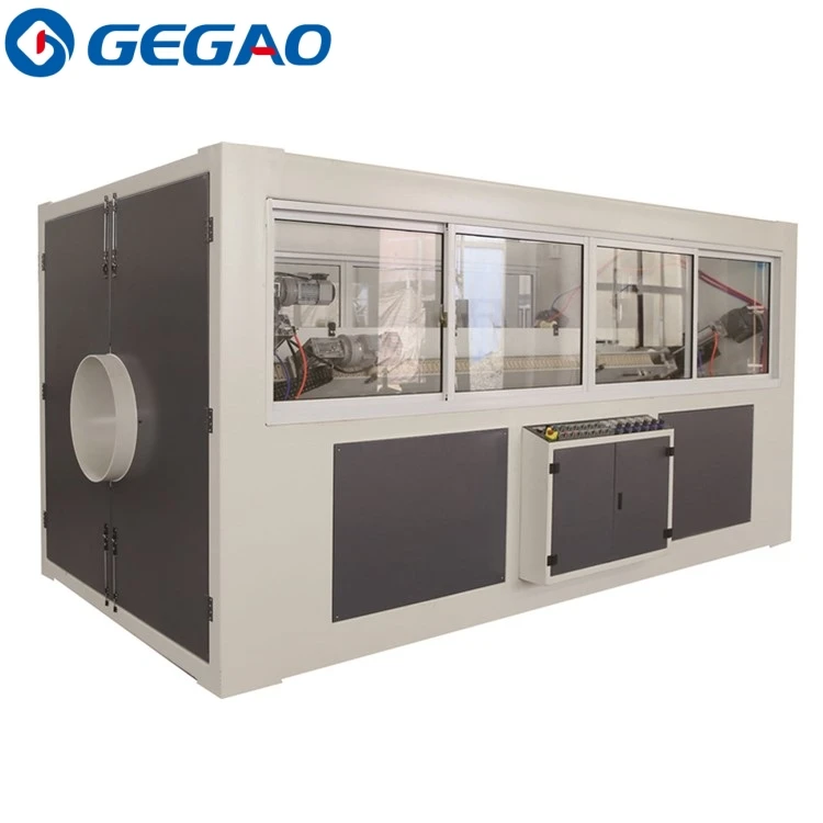 Gas Natural Pipe HDPE PP PPR Smooth Rigid Corrugated Flexible Soft Hose Water Pipe Single/Single Screw Extruder/Extrusion/Making