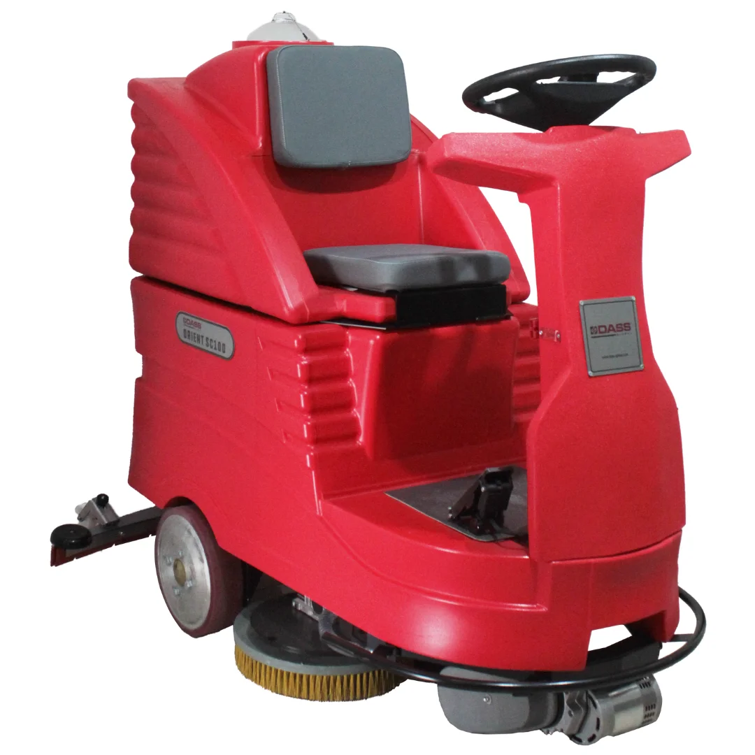 Best Quality Ride-On Floor Sweeper from Turkey Electric Scrubber Machine for Big Areas with Core Plastic Brush Component