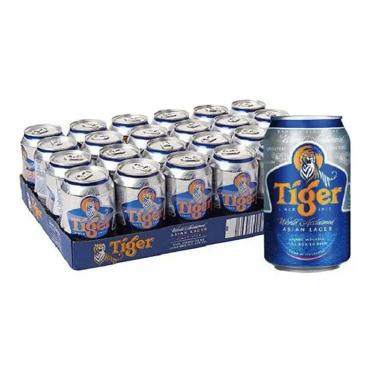 WHOLESALE SUPPLIERS Tiger Larger Beer 330ml Bottles and 330ml and 500ml Cans
