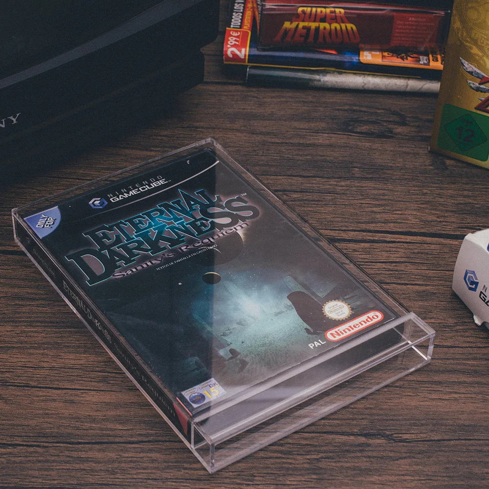 UV protection Acrylic display case for Nintendo GameCube video games collection