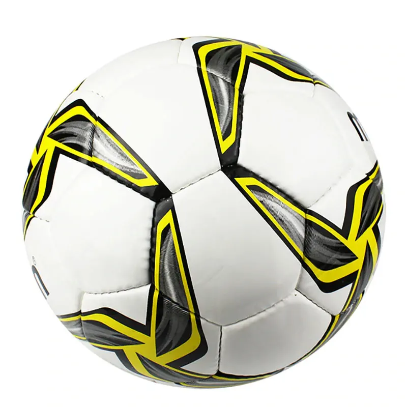 PU Football with Fashionable Pattern Standard Size 5 Rubber Material for Soccer Training Match Mini Size with Custom Print Logo