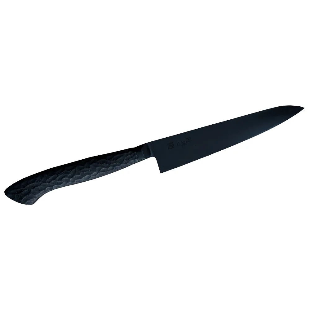 Wholesale Japanese Stainless Steel Chef Knife Set Black Dyeing Outdoor Kitchen Tool Eco-Friendly Metal