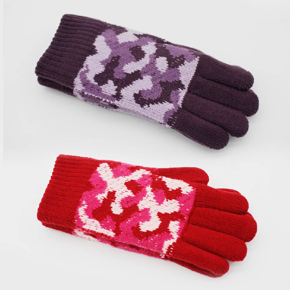 Jacquard Knitted Gloves