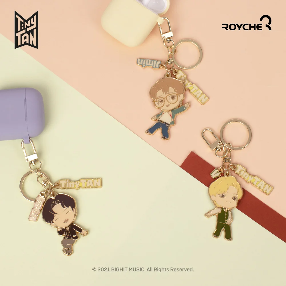 BTS Tiny Tan Dynamite Metal Keyring Delivery from Korea on the fastest wayIn Korea Best Selling Product