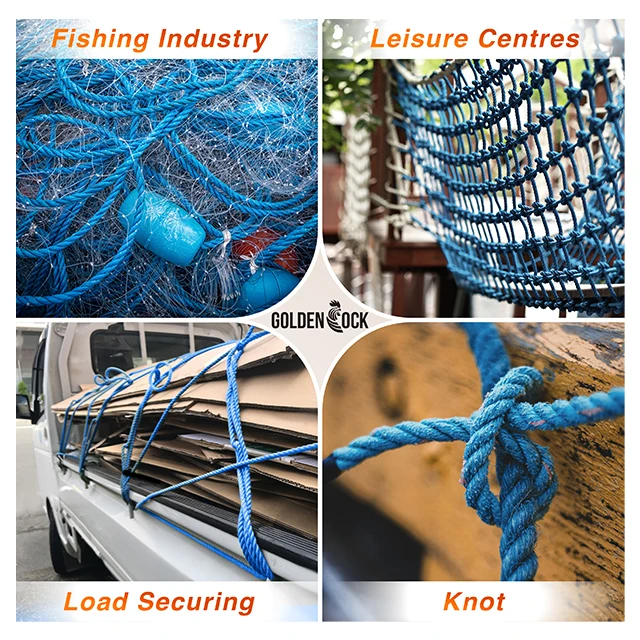 Embrace the Rugged Charm of Blue Twisted Polypropylene Rope for Your Next Project of Premium Blue Twisted Polypropylene Rope