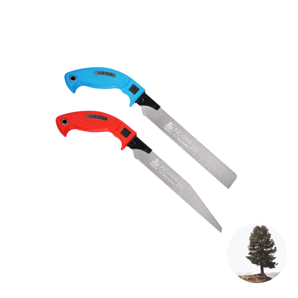 Hot selling 2023  PVC Plastic pipe hand saw (240mm/1.5mm) featuring Cutting speed suitable for Stud framing