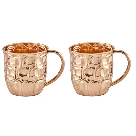 Handmade Luxury Mugs For Drinking Contemporary Modern Style Hotel Restaurant Dinning Mugs Vintage Style Decorative Copper Mugs