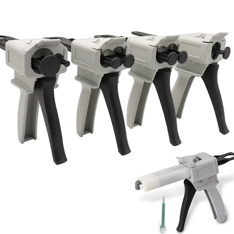 50ml 1:1/2:1 Epoxy Resin Manual Two Parts Glue Dot Dispenser Caulk Gun AB Glue Gun